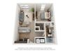 Dean Floor Plan Dean Floor Plan at 310 @ Nulu Apartments, Louisville, 40202